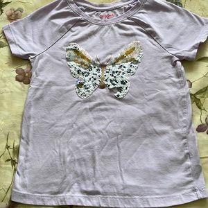 Cat & Jack girls lavender t shirt in great shape.